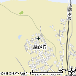 山口県山陽小野田市緑が丘12-7周辺の地図