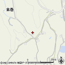 山口県下松市来巻324周辺の地図