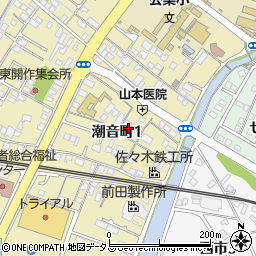 〒744-0074 山口県下松市潮音町の地図