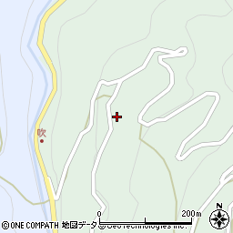 徳島県三好市井川町井内東5822周辺の地図