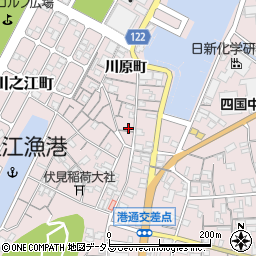 愛媛県四国中央市川之江町1457周辺の地図
