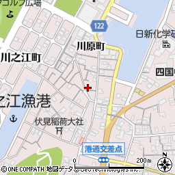 愛媛県四国中央市川之江町1458周辺の地図