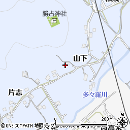 徳島県徳島市勝占町片志9周辺の地図