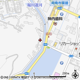 山口県周南市栗屋1009-10周辺の地図