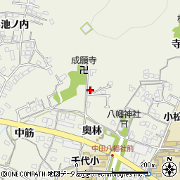 徳島県小松島市中田町奥林8-1周辺の地図