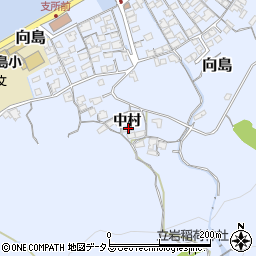 山口県防府市向島中村609周辺の地図