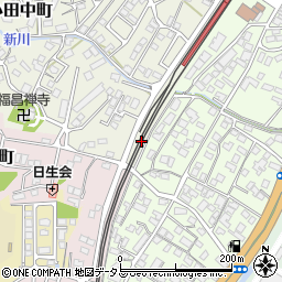 山口県下関市長府松小田中町5周辺の地図