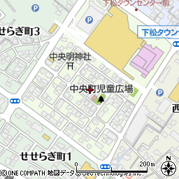 山口県下松市中央町周辺の地図