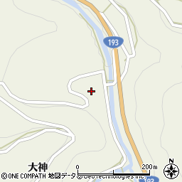 徳島県吉野川市美郷平245-1周辺の地図