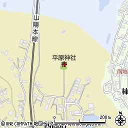 平原神社周辺の地図