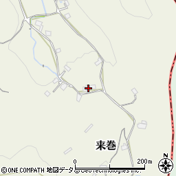 山口県下松市来巻869周辺の地図