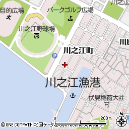 愛媛県四国中央市川之江町4100-7周辺の地図