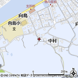 山口県防府市向島中村周辺の地図
