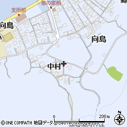 山口県防府市向島中村549周辺の地図