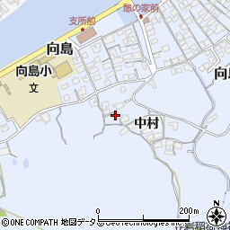 山口県防府市向島中村618周辺の地図