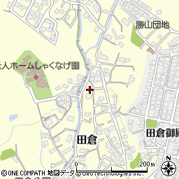 田倉アパート周辺の地図