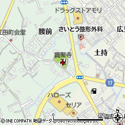 寶聚寺周辺の地図