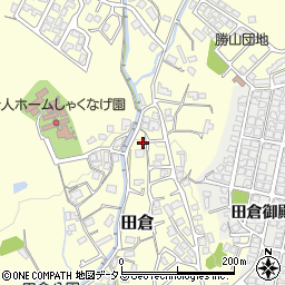 山口県下関市田倉116周辺の地図