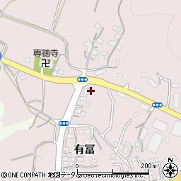 山口県下関市有冨234周辺の地図