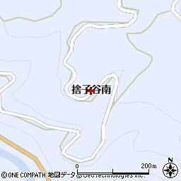 徳島県つるぎ町（美馬郡）貞光（捨子谷南）周辺の地図