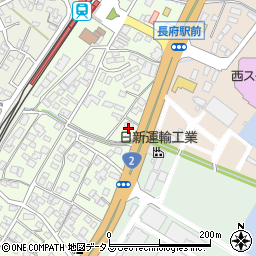 山口県下関市長府松小田本町9-22周辺の地図