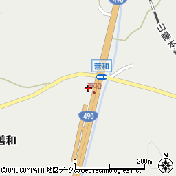 山口県宇部市善和233周辺の地図