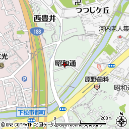 山口県下松市西豊井昭和通周辺の地図