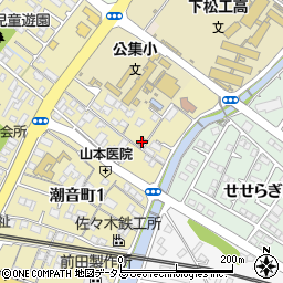 大海町集会所周辺の地図