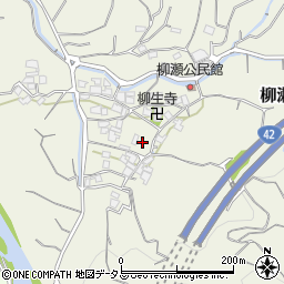 和歌山県有田郡広川町柳瀬周辺の地図