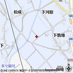 徳島県徳島市勝占町下河原3周辺の地図