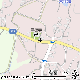 山口県下関市有冨231-4周辺の地図