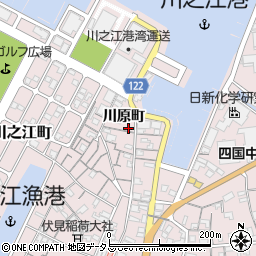 愛媛県四国中央市川之江町1487周辺の地図