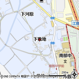 徳島県徳島市勝占町（下敷地）周辺の地図