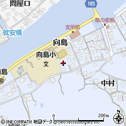 山口県防府市向島中村646周辺の地図