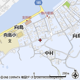 山口県防府市向島中村624周辺の地図