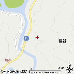 徳島県名西郡神山町阿野橘谷周辺の地図