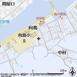 山口県防府市向島中村644周辺の地図