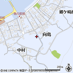 山口県防府市向島中村557-1周辺の地図