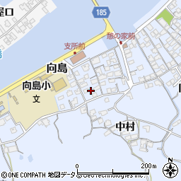 山口県防府市向島中村632-4周辺の地図