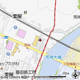 山口県周南市栗屋751-9周辺の地図