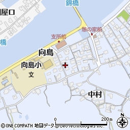 山口県防府市向島中村637周辺の地図