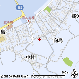 山口県防府市向島中村545-6周辺の地図