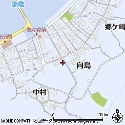 山口県防府市向島中村545-1周辺の地図