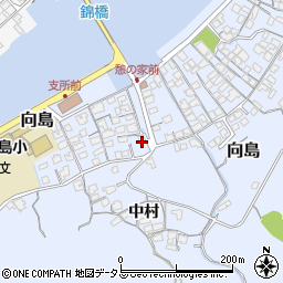 山口県防府市向島中村626周辺の地図