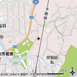 愛媛県四国中央市川之江町2577周辺の地図