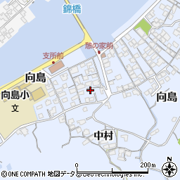 山口県防府市向島中村626-7周辺の地図