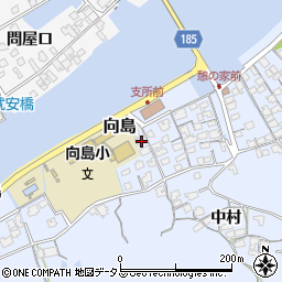 山口県防府市向島中村642周辺の地図