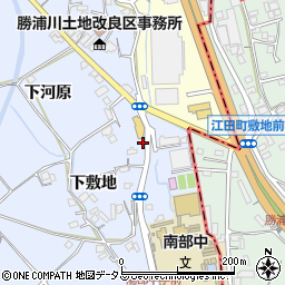 徳島県徳島市勝占町下敷地11周辺の地図