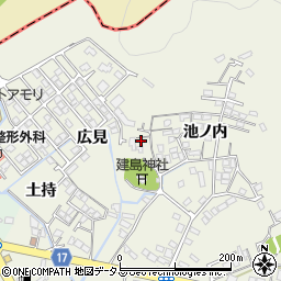 徳島県小松島市中田町西山周辺の地図