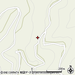 徳島県吉野川市美郷中筋45周辺の地図